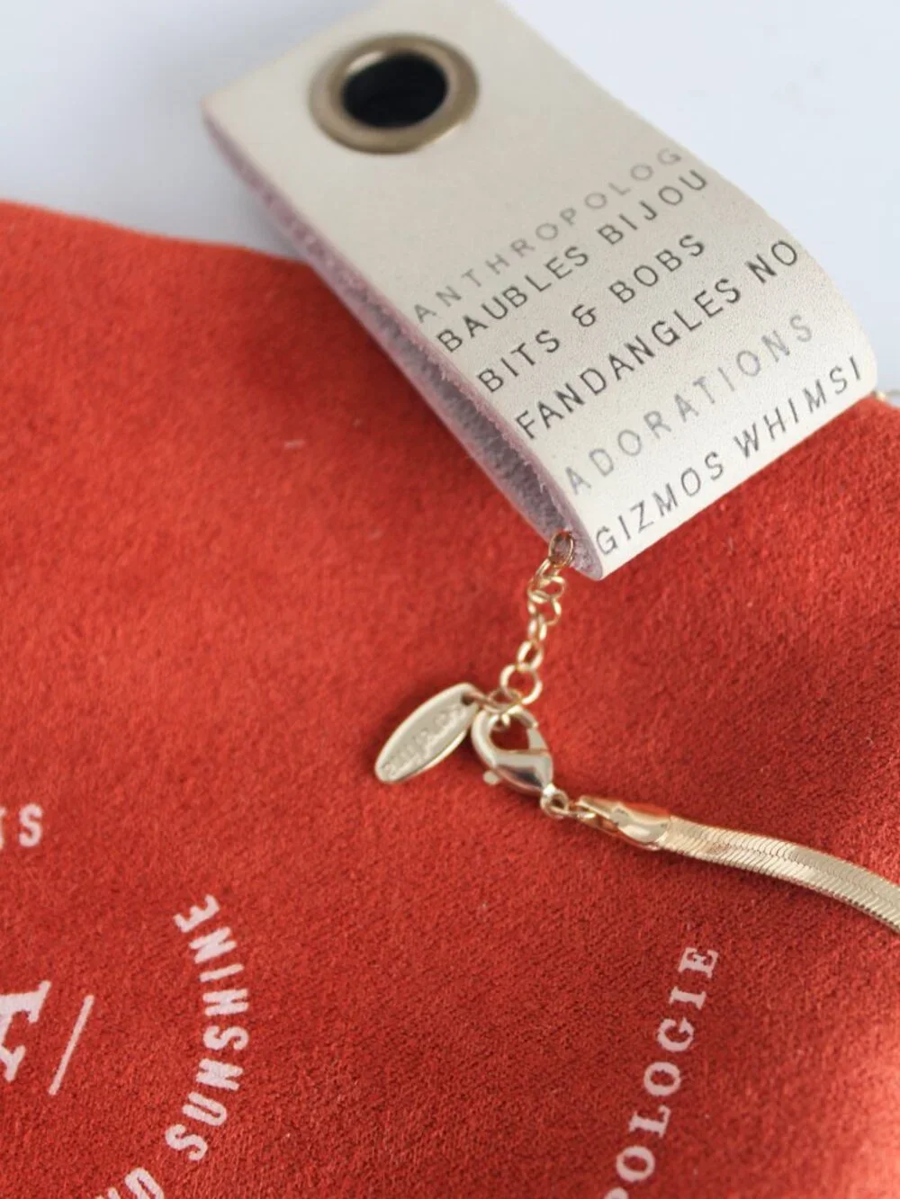 Anthropologie Herringbone Cowrie Shell Necklace - NEW